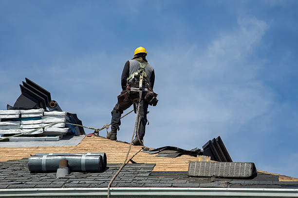 Professional Roof Replacement technician working in La Rue, OH